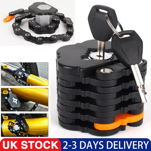 Foldable bike chain - bike, lock