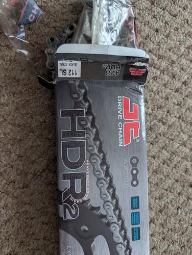 Motorcycle chain 428 112 - jt,