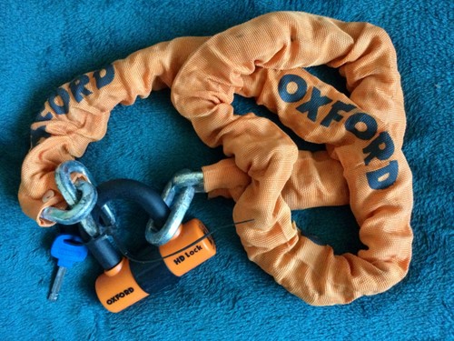 Motorcycle chain lock - motorcycle,