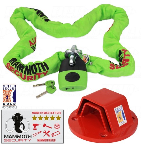 Mammoth motorcycle lock - mammoth,